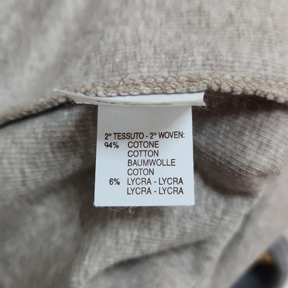 🔥FINAL💲⬇️Brunello Cucinelli Cotton/Silk Blend Grey/Tan Tank, Size M ~ EUC - Picture 9 of 14